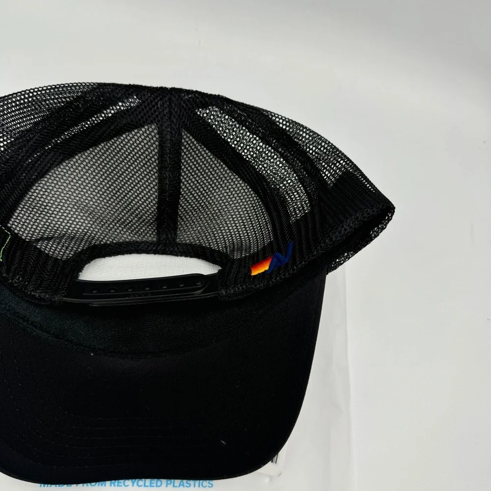 NWT Aviator Nation Golden Sky 2014 Festival Trucker Hat Cap Black Country Music - Picture 13 of 16